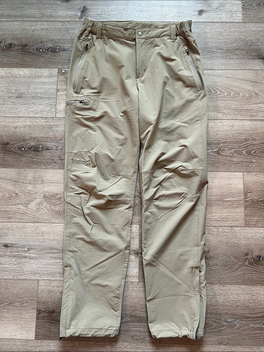 Marmot - Men's M (32) Khaki Cargo Hiking Pants, Stretch, Made for Any Adventure